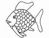 Fish Coloring Pages Drawing Colouring Rainbow Color Printable Angelfish Outline Printables Fishing Man Cute Print Easy Pdf Outlines Puffer Silhouette sketch template
