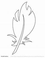 Feathers Doodle Bird บทความ จาก sketch template