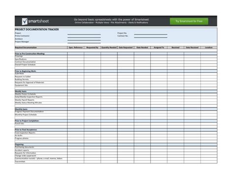 Excel Construction Project Management Templates