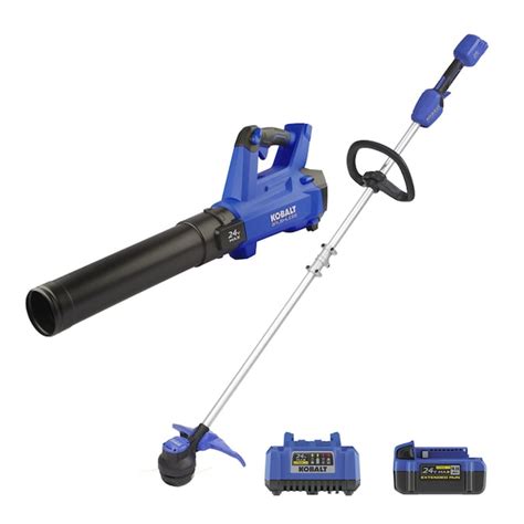 Kobalt 2 Piece 24 Volt Max Cordless Power Equipment Combo Kit In The