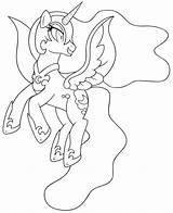 Coloring Nightmare Moon Pages Pony Little Popular Library Clipart Coloringhome sketch template