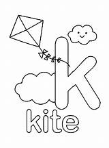 Kite Letter Lowercase Letters Pages2color Pages Numbers Cookie Copyright sketch template