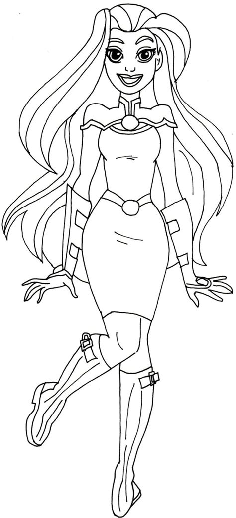 excellent picture  dc superhero girls coloring pages