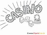 Coloring Casino Template Zum Ausmalen Bilder sketch template