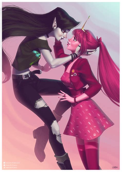 Marceline And Princess Bubblegum By Lenadrofranci On