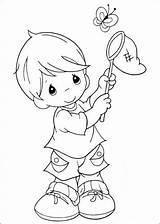 Precious Moments Coloring Pages Fun Kids sketch template