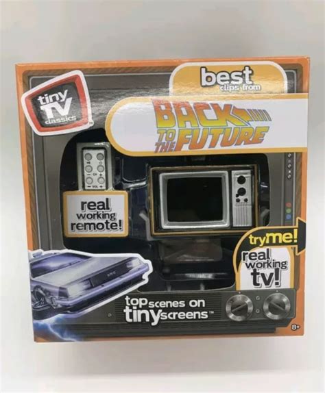 Tiny Tv Classics Back To The Future Real Working Mini Television 50 00