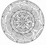 Coloring Pages Mandalas Adults Mandala Complex Adult Yourself Center Print Printable Detailed Colouring Color Therapy Sheets Geometric Book Books Designs sketch template