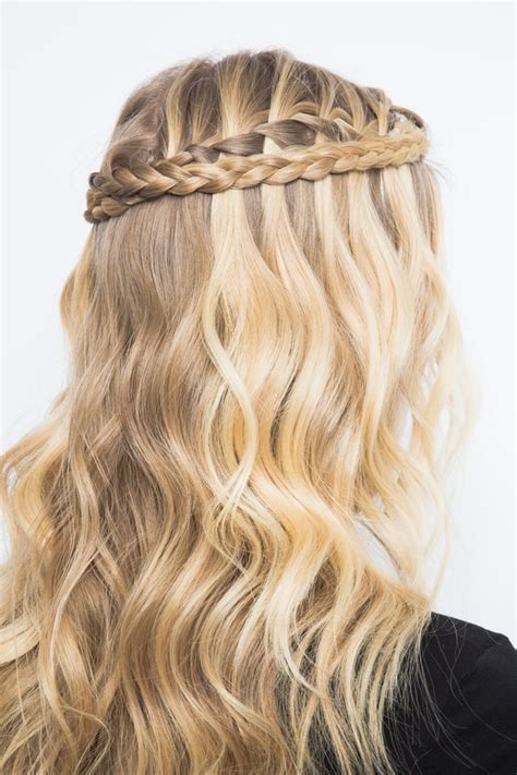 The Finished Look Waterfall Braid Hairstyle How To Popsugar Beauty