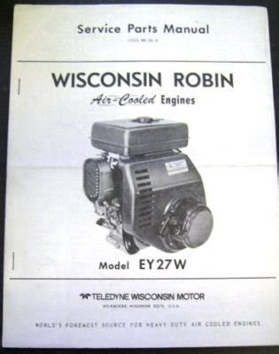 wisconsin model eyw engine parts manual
