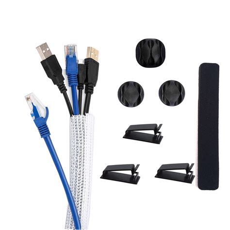 pc cord management organizer cable management kit wire organizer china cable management kit