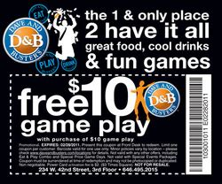 dave  buster coupons home