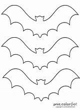 Bats Outlines Templates Printcolorfun Fun Fledermaus Uleso sketch template