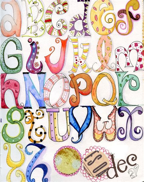 alphabet style doodle lettering creative lettering lettering alphabet