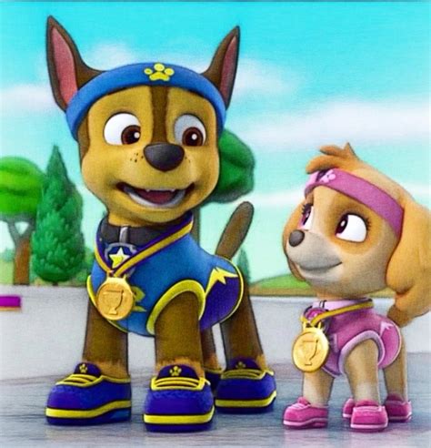 Skye And Chase Skye And Chase Paw Patrol Fan Art