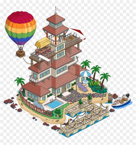 Private Island L4 Simpsons Tapped Out Island Clipart