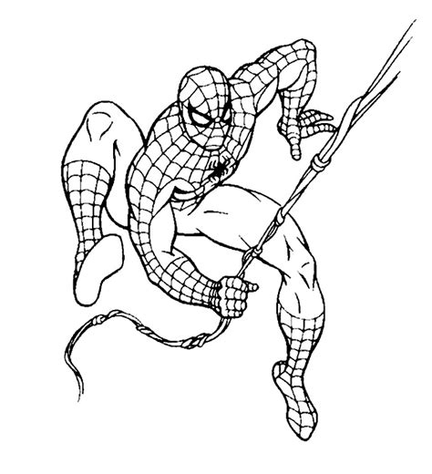 top  spiderman coloring pages printable