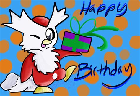 pokemon birthday card  shellyshockz  deviantart