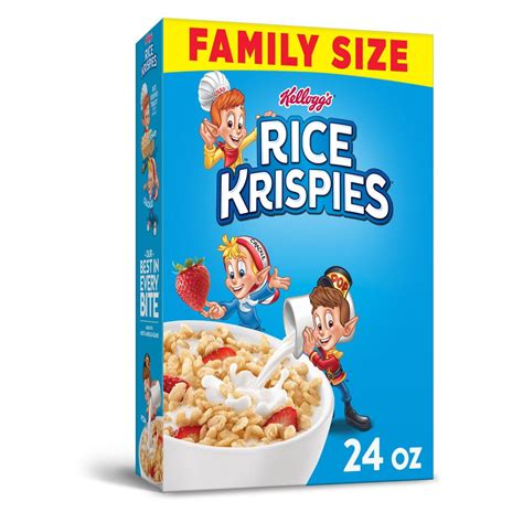 kelloggs rice krispies breakfast cereal original family size  oz