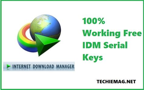 working  idm serial keys updated  techiemag