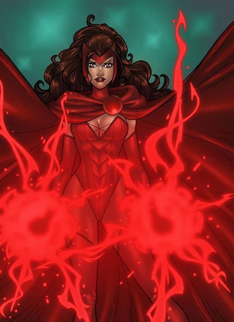 Scarlet Witch Colored By Jamiefayx Scarlet Witch Comic Scarlet