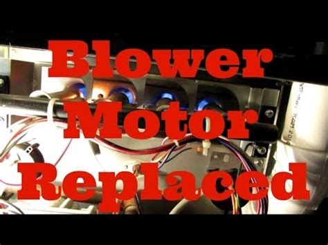 furnace blower motor replacement  goodman gmscxa youtube