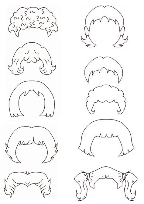 coloring page hair  printable coloring pages img