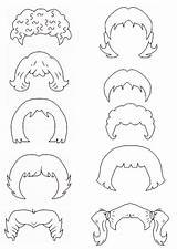 Hair Coloring Pages Printable sketch template