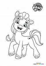 Pony Izzy Moonbow Bridlewood Gang Equestria Hasbro sketch template