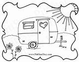 Coloring Instant Winnebago Printable Motorhome Wimsical Travel Class sketch template