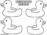 Rubber Duck Coloring Pages Ducks Print Colorings Sheet Coloringway sketch template