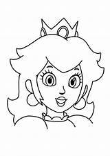Peach Prinzessin Ausmalbilder Ausmalbild Pfirsich Coloringpages Q2 sketch template