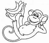 Maimuta Desene Colorat sketch template