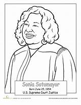 Hispanic Sonia Sotomayor Hispanics Huffpost Feminist Hispana Latinos Rosie Colon sketch template