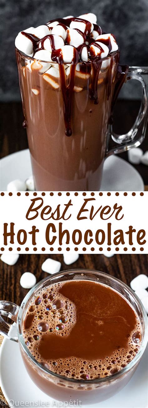 best ever hot chocolate ~ recipe queenslee appétit