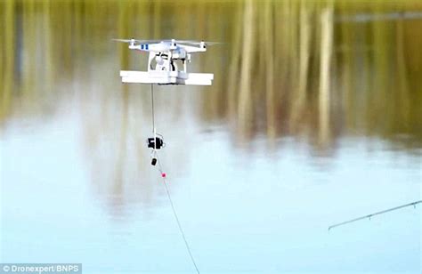 drone helps anglers fly  bait  find plant  spots  plenty