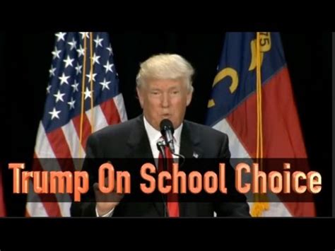 donald trump speaks  school choice  education reform youtube