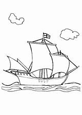 Bateau Barcos Navire Velieri Bateaux Voilier Caravela Coloriages Barco Navios Barche Mats Disegni Bambini Navio Viagem Vela Colorare Piratas Pequenos sketch template
