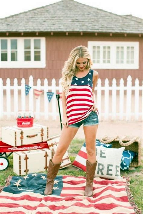 42 Chic Fourth Of July Outfits To Copy 4th Of July Outfits Fourth Of