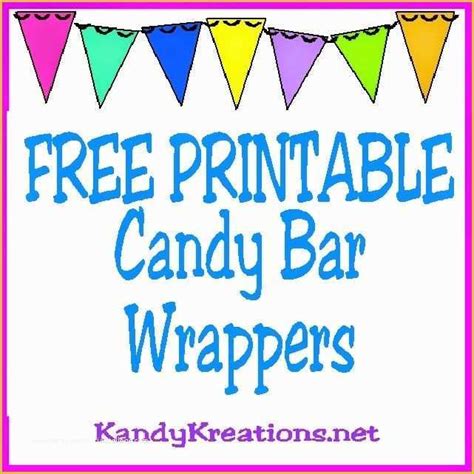 candy bar wrappers template  baby shower printable