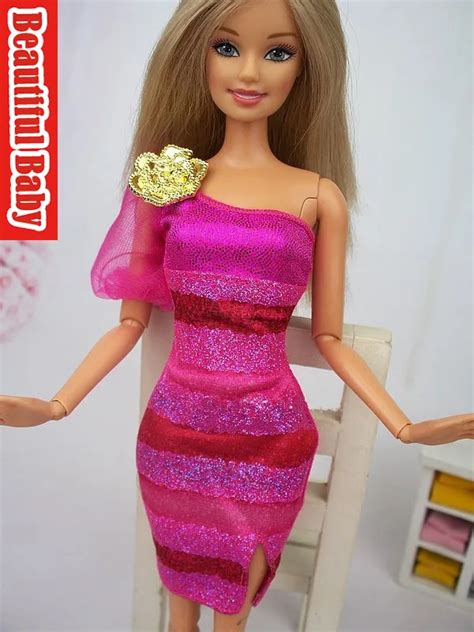 2014 new orignal fashion beautiful clothes for barbie doll the leisure