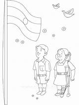 Flag Independence Coloring India Pages Printable Indian Drawing Flags China Spain Color Girl Philippine Kids Getcolorings Getdrawings Pakistan Ancient Vietnam sketch template