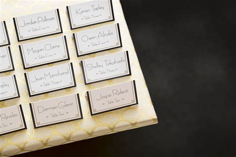 making   beautiful place cards   wedding  simple