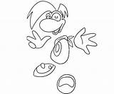 Rayman Coloring Pages Legends Template Printable sketch template