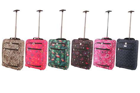 lightweight cabin case hand luggage travel bag wheels handle airline