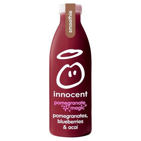 innocent smoothie pomegranates blueberries and acai 750ml from ocado