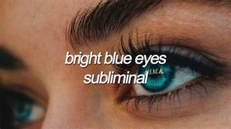 Powerful Blue Eyes Subliminal Get Bright Blue Eyes Fast