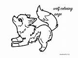 Coloring Pages Wolf Cute Baby Color Printable Getcolorings Print Animal Choose Board sketch template