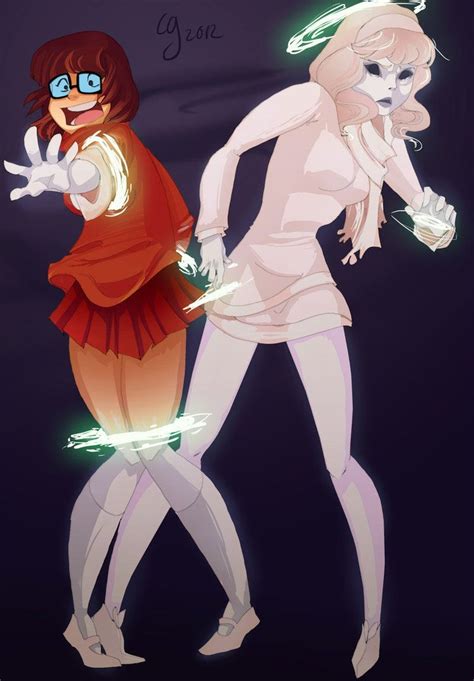 Velma And Daphne Ghosts Commission By Ceshira On