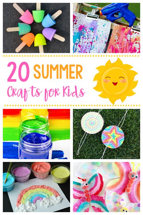 simple fun summer crafts  kids